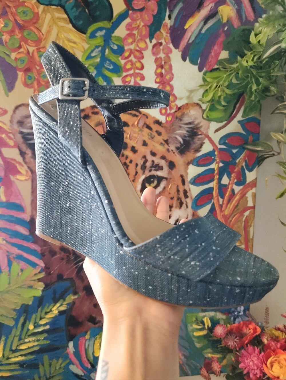 "Baddie On The Block" Wedge Sandals.